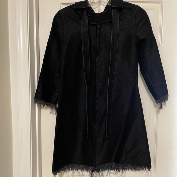 NWOT gorgeous Marques Almeida frayed edge denim dress - Picture 8 of 16
